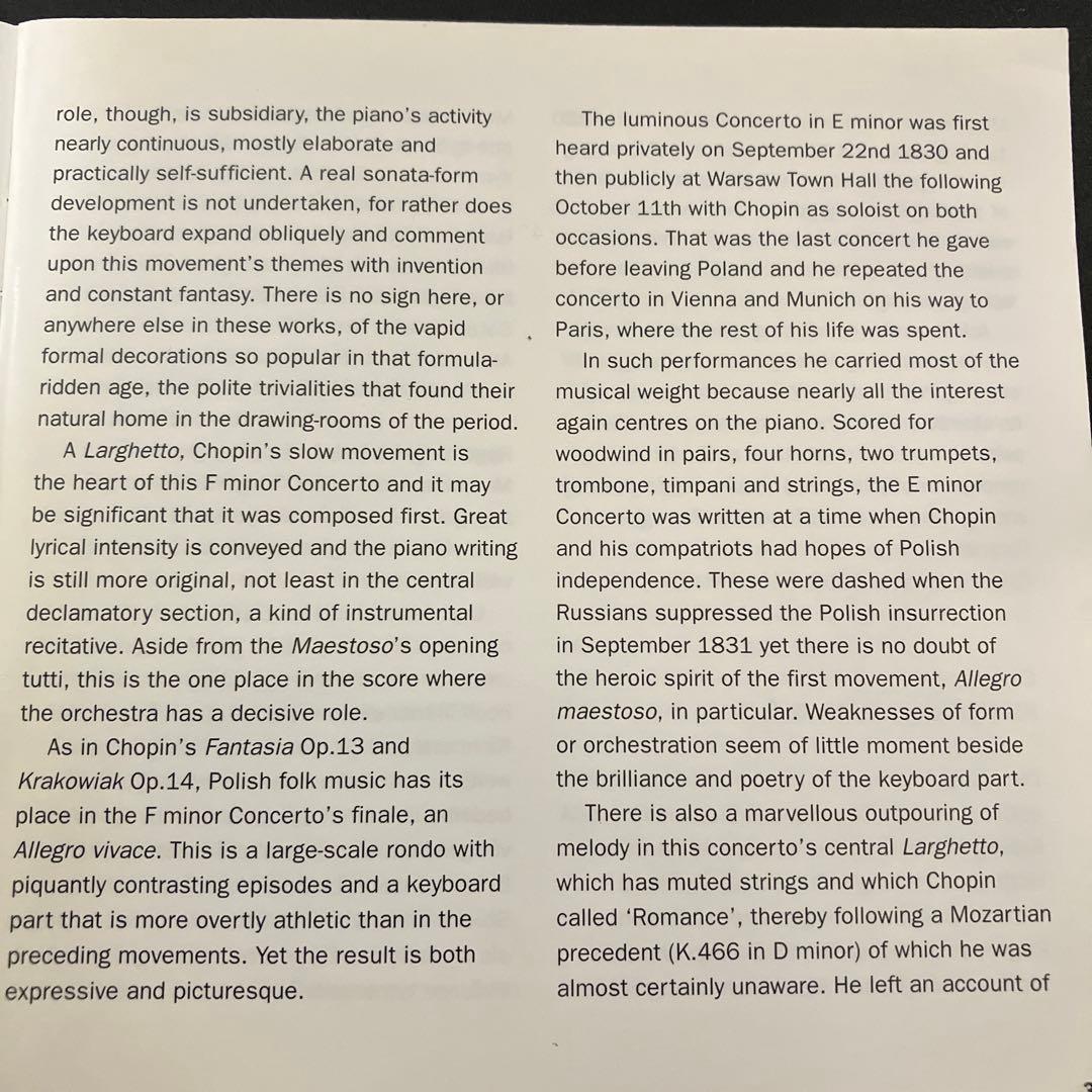 売約済】アルゲリッチ(p) デュトワ＆OSM／ショパンp協奏曲第1番＆第2番