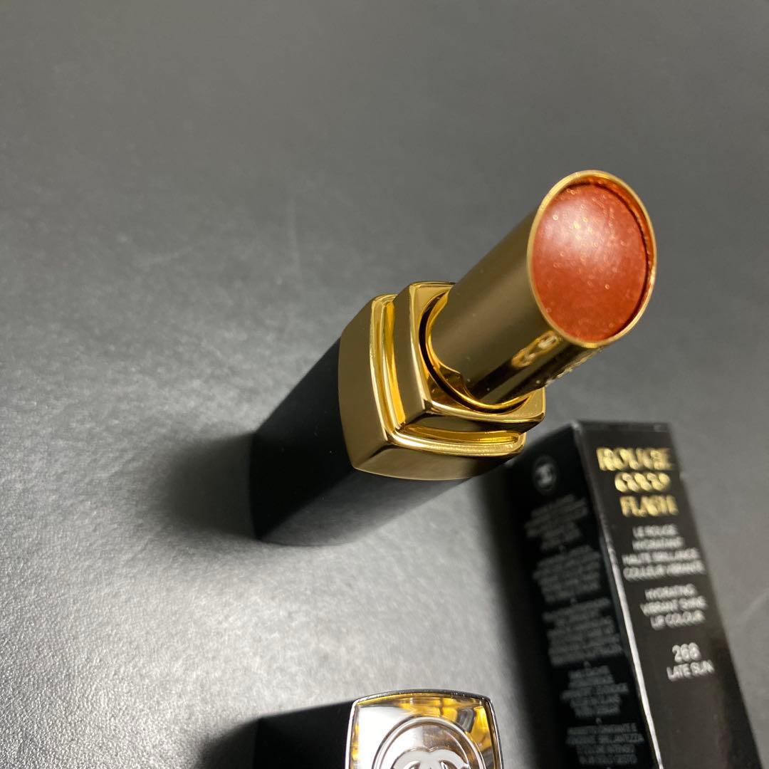 CHANEL ルージュココフラッシュ 268 レイトサン 限定 口紅 - メルカリ