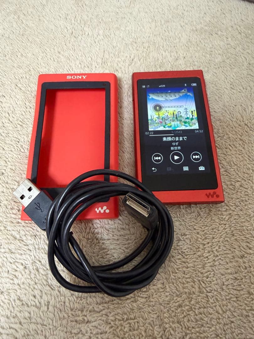 極美品】SONY ウォークマン NW-A35（レッド）16GB - メルカリ