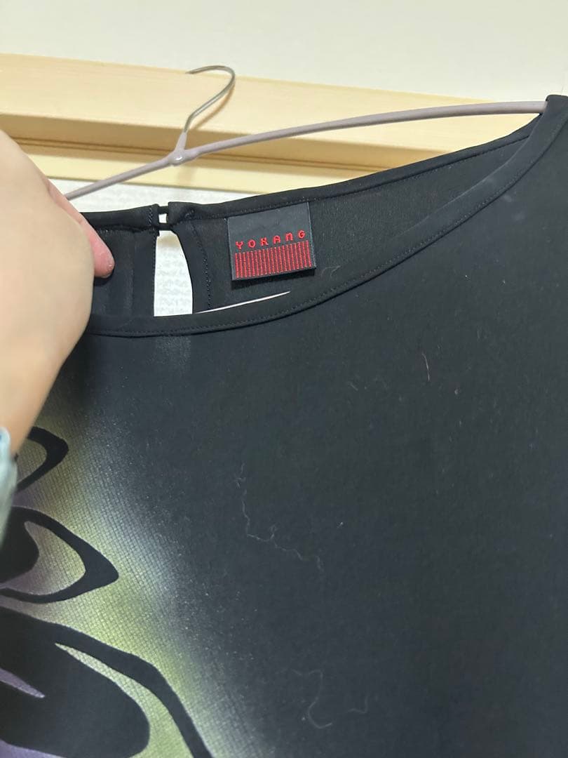 ヨーカン⭐︎カンムリワシ柄ドルマンワンピース yokang - メルカリ