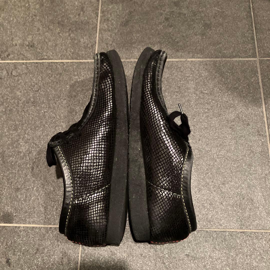 入手困難】ワコマリア×クラークス ワラビー 23ss 蛇柄 クロコダイル