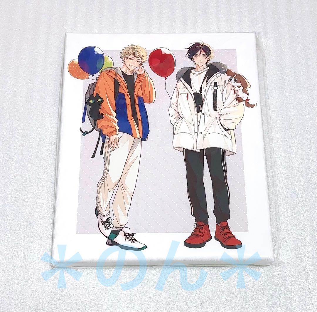 受注商品 キューピッドに落雷 おさんぽカフェ キャンバスアート 鈴丸み