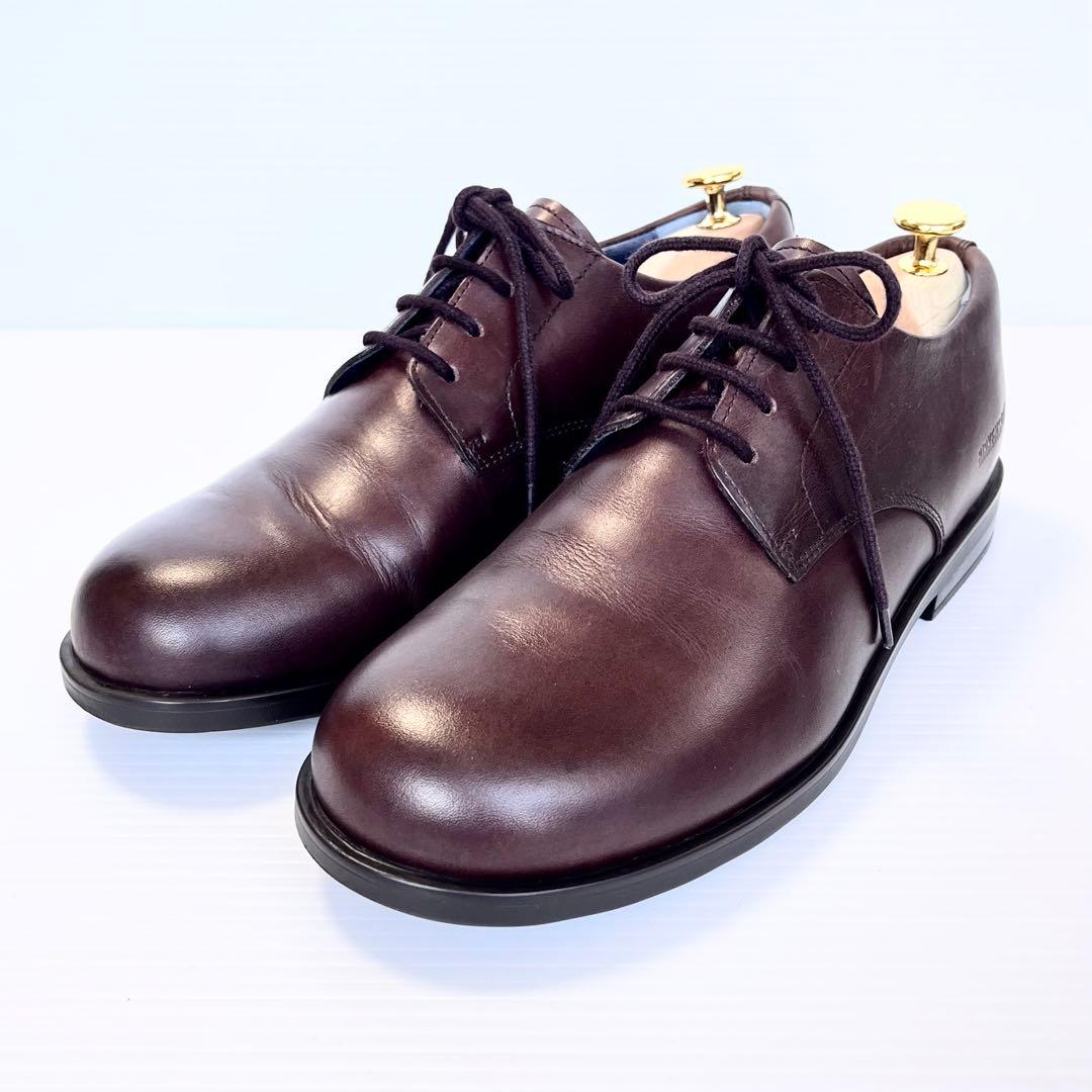 極美品✨ BIRKENSTOCK ダレン プレーントゥ シューズ 26 茶 希少