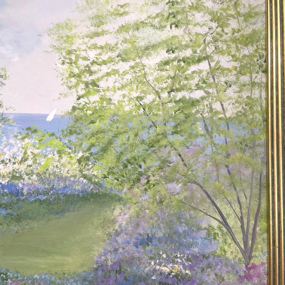 70㎝四方◎イーダ ヴァレッキオ◎額装 絵画◎一点物原画 - メルカリ