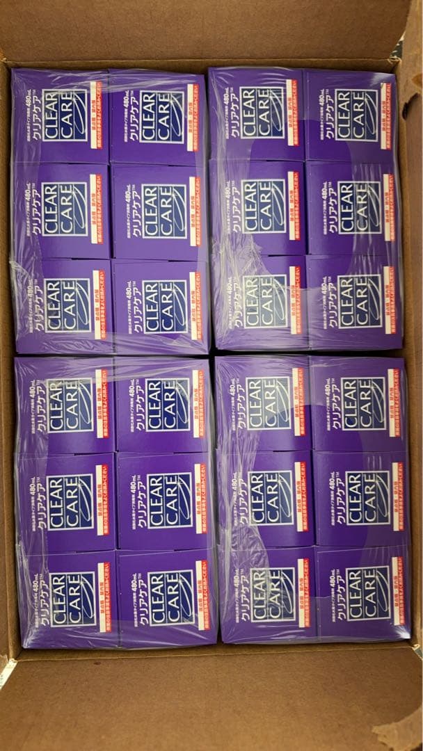 CLEAR CARE ソフトコンタクト洗浄液 480ml 24本入り クリアケア 480ml – コンタクトレンズの通販ならレンズワン