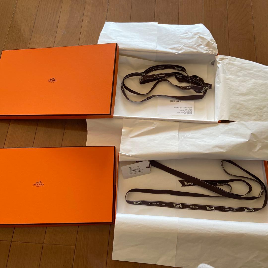 エルメスの箱とリボン2つ - メルカリ