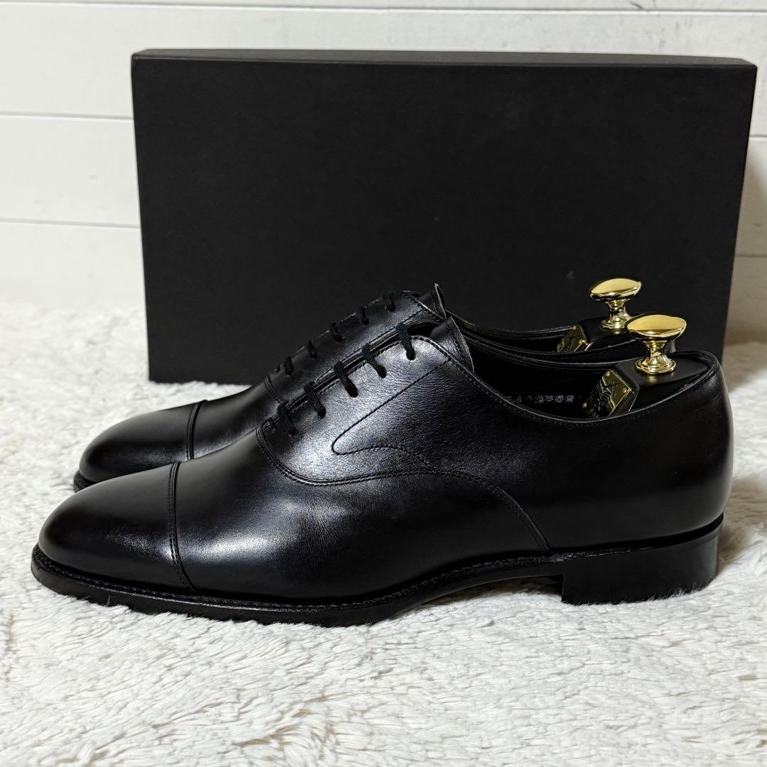 ⭐️極美品⭐️ 三陽山長 友二郎 ビジネスシューズ ブラック Q7402