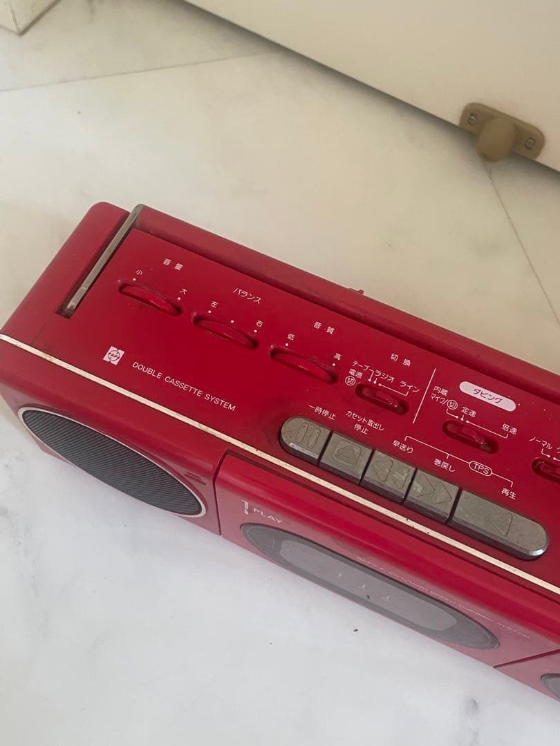 National/ナショナル/ラジカセ/ダブルカセットデッキ/RX-F11 - メルカリ