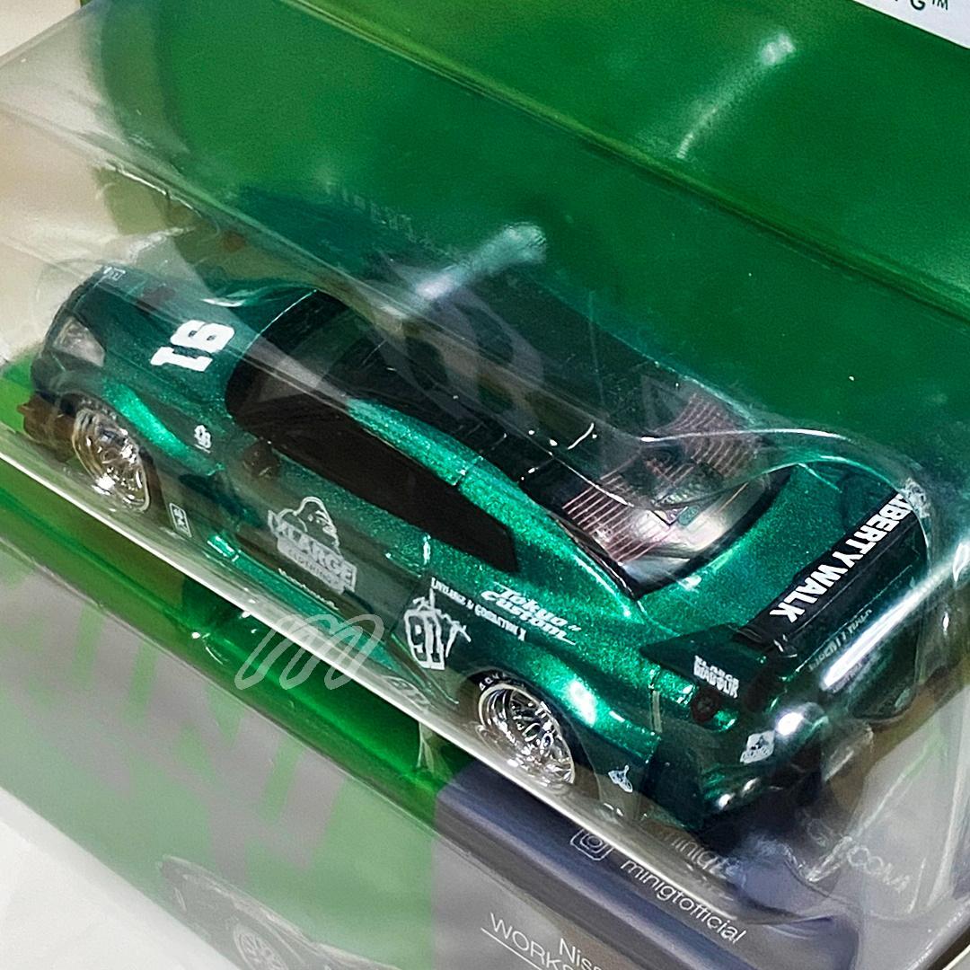 MINIGT LBWK × XLARGE GT NISSAN 35GT グリーン - メルカリ