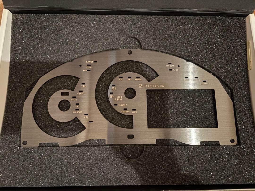 indicater 86zn6後期型メーターパネル 86のIndicatorメーターパネル・86後期GT・ZN6・キリ番GETに関する