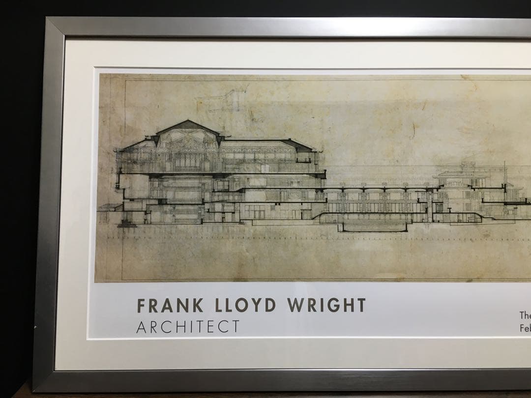 ニューヨーク近代美術館 フランクロイドライト 帝国ホテル設計図