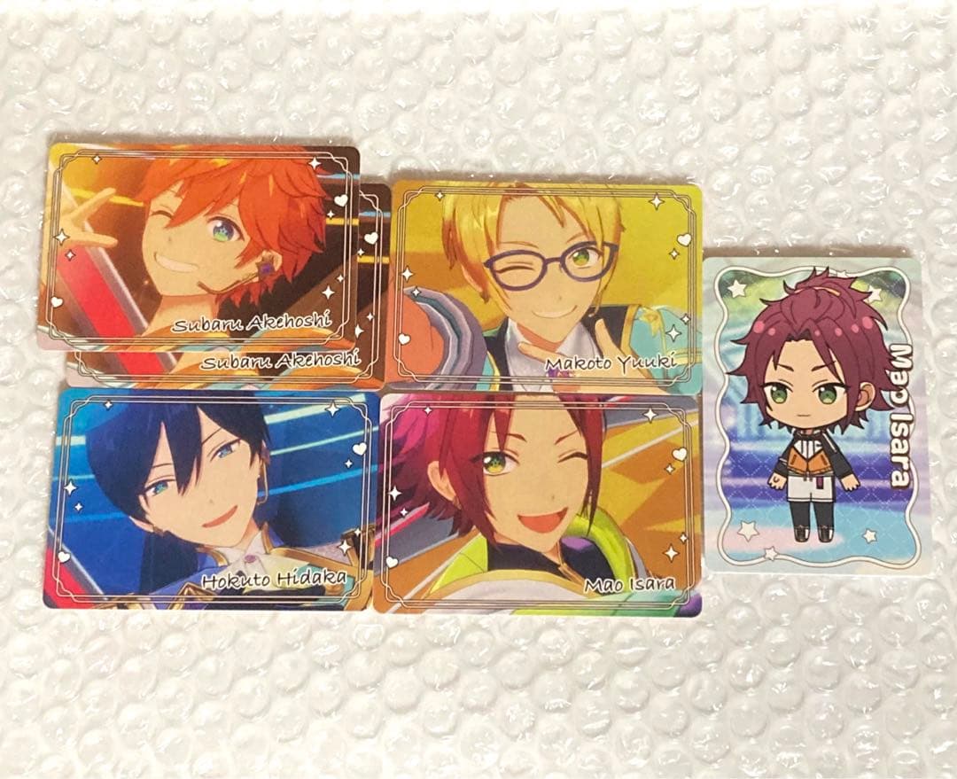 あんスタチップス2 カード 明星スバル 氷鷹北斗 遊木真 衣更真緒