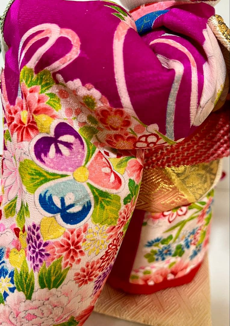 ねこの創作人形】ちりめん細工 縮緬細工 招き猫 まねき猫 和風猫 七夕