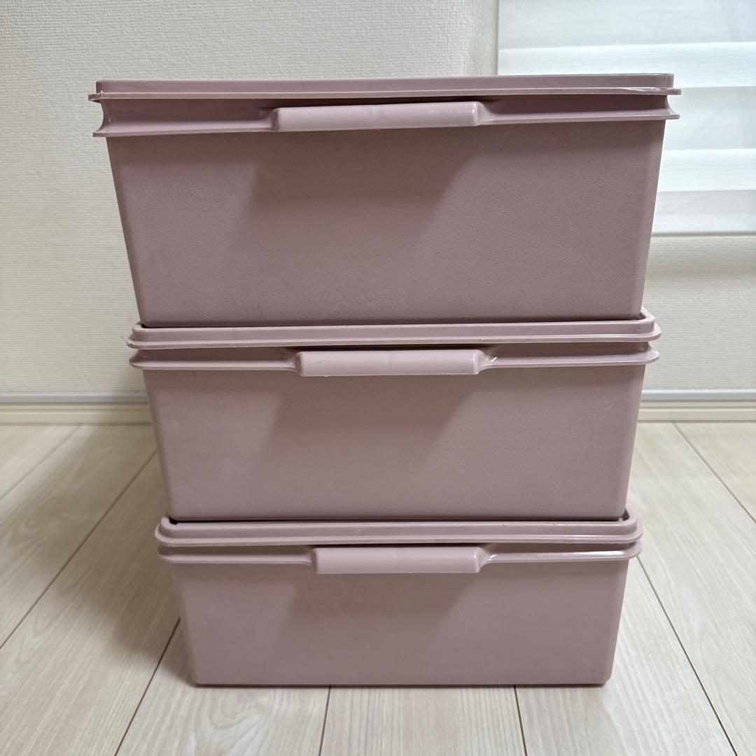 Tupperware タッパーウェア スーパーケース 浅型3個 - メルカリ