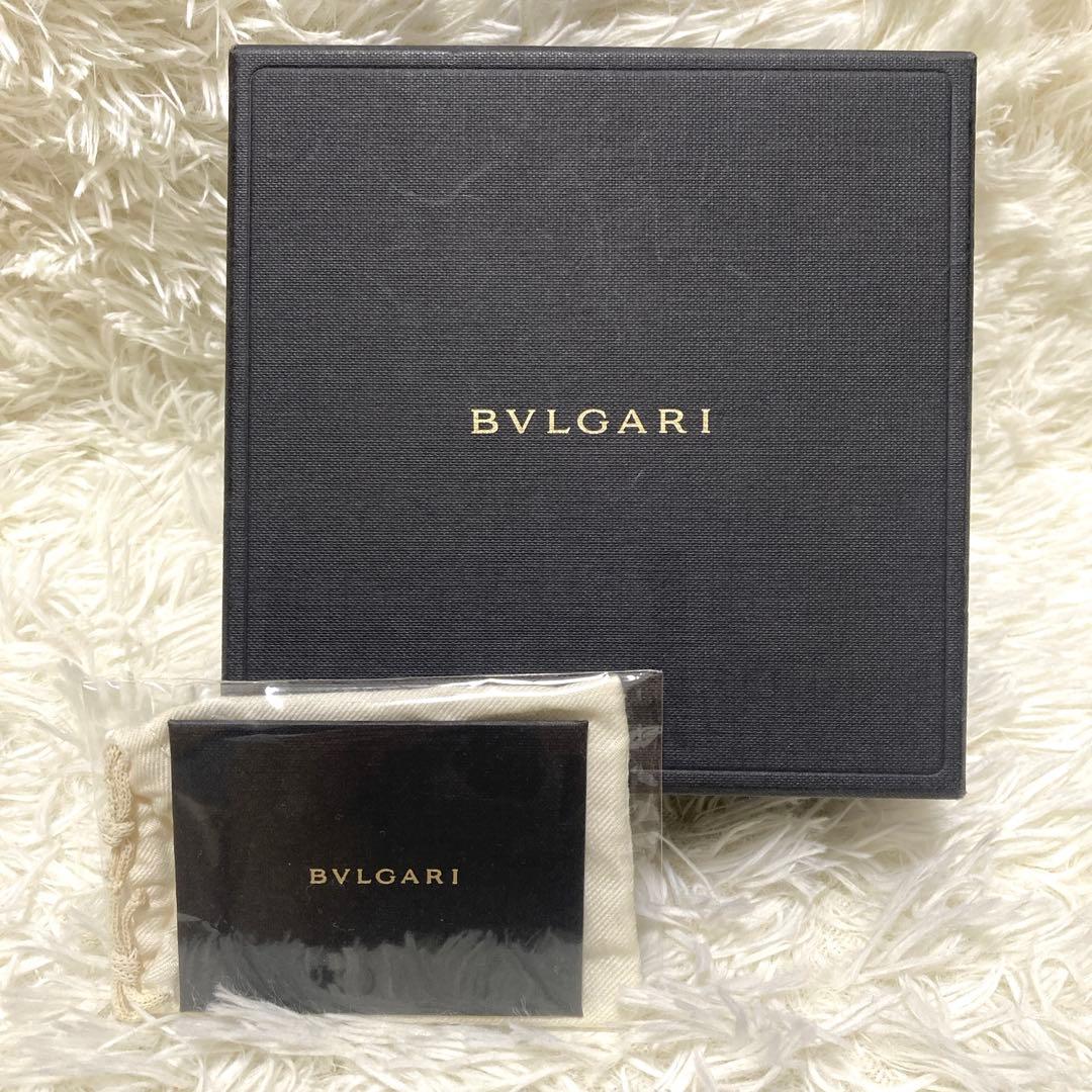 美品✨BVLGARI サークル ロゴバックル ベルト 黒 レザー 93cm
