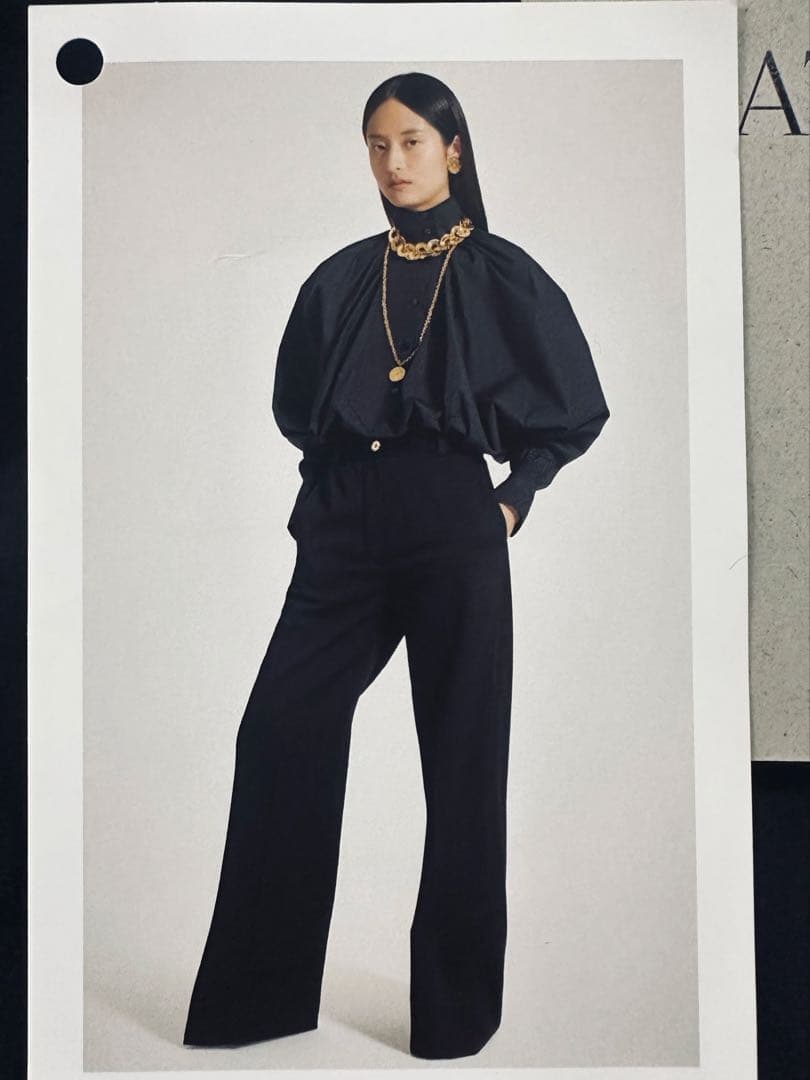 PATOU ペインターブラウス 黒 サイズ34