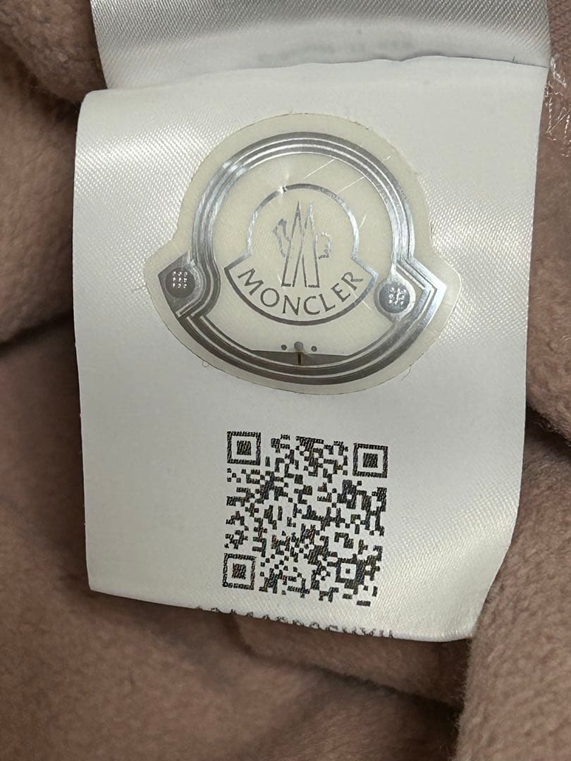 MONCLER スウェット シャツ トレーナー ピンク M ロゴ 黒 モンクレー