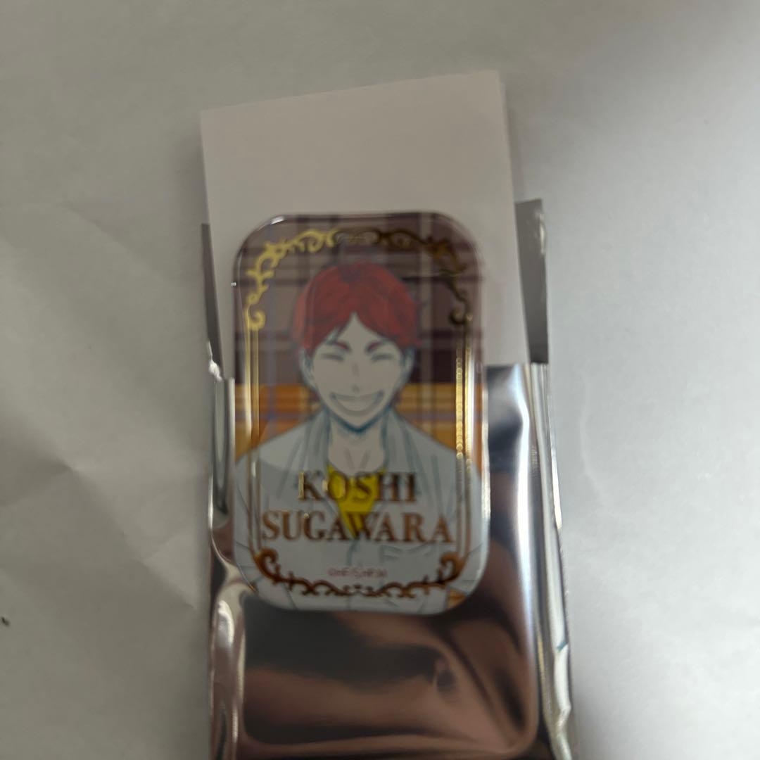 ハイキュー スクエア缶バッジ セブンネット限定 菅原孝支