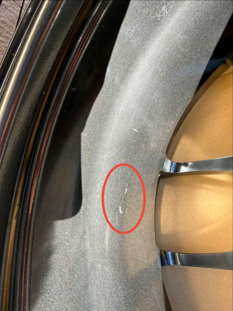 h*7様 送料込み！極美品！ガリ傷無! BBS RF505 17インチ PCD1