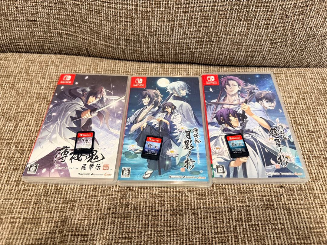 薄桜鬼3本セット Nintendo Switch 予約特典付き - メルカリ