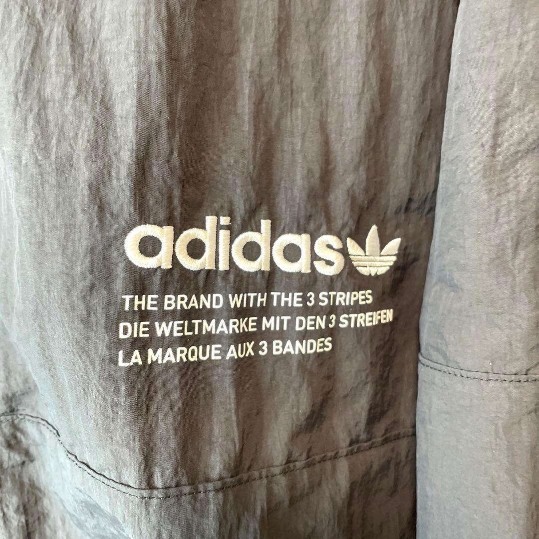 完売品】美品 目黒蓮着用✨アディダス トラックナイロンジャケット 黒