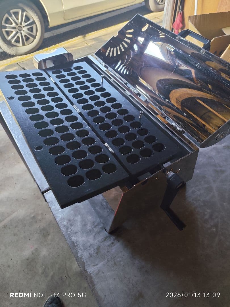 ベビーカステラ器 45穴 （LPガス）ステンレス製 フッ素コート - メルカリ