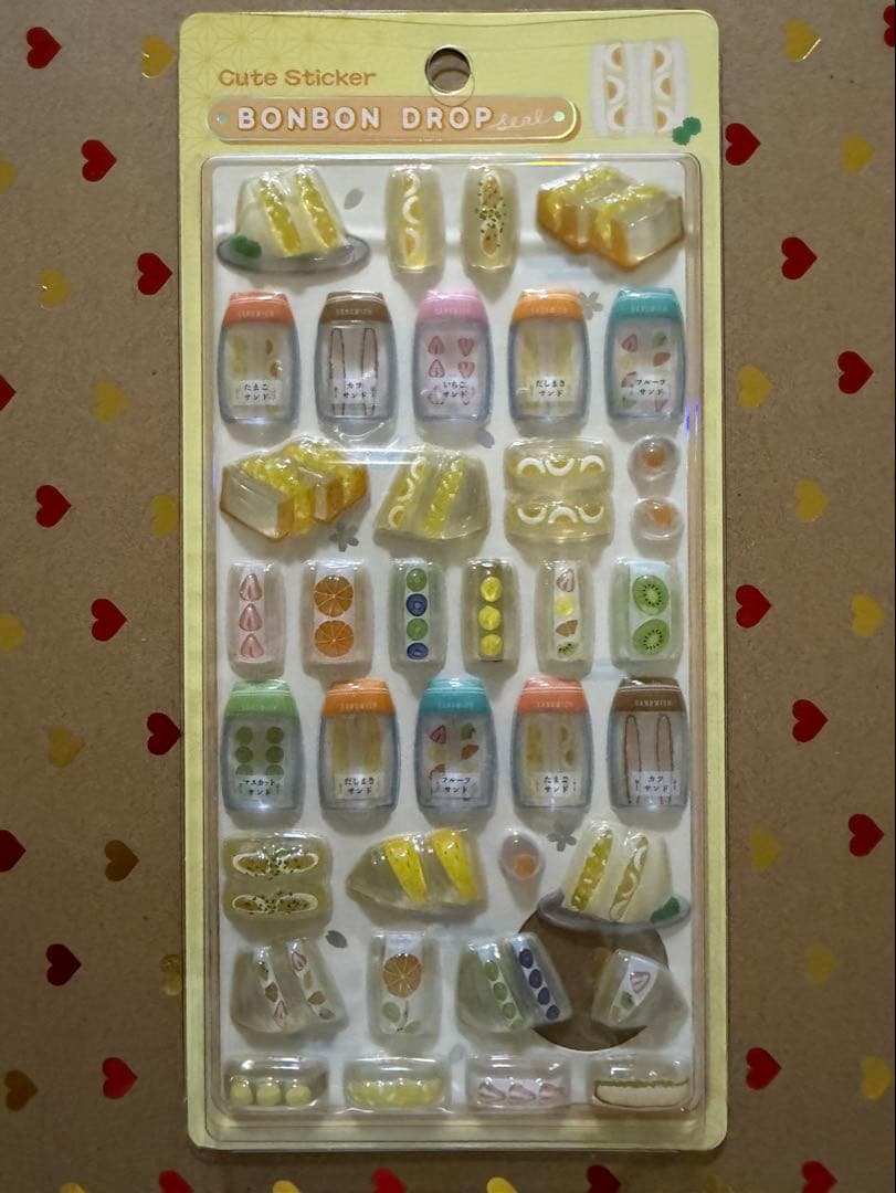 た*ん様 【正規品】ボンボンドロップシール 和柄 新作 たまごサンド