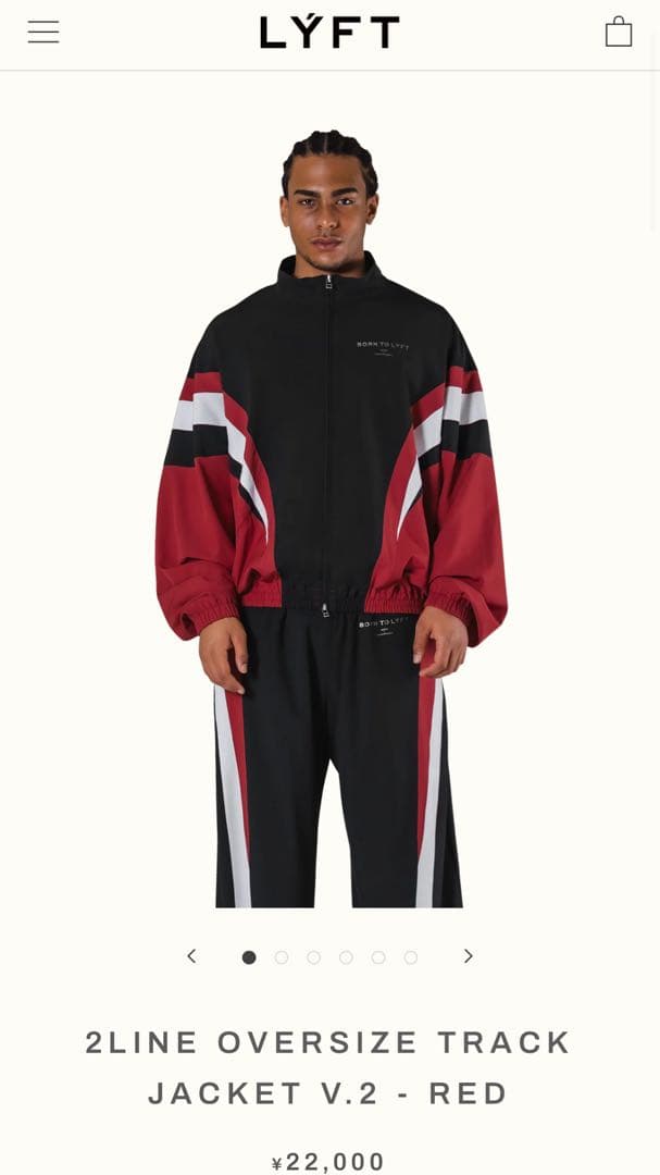 LYF/リフト 2LINE OVERSIZE TRACK JACKET V.2 2Line Oversize Track Jacket V.2 - Navy – LÝFT