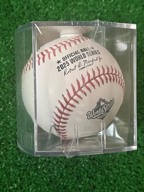 大谷翔平2025ワールドシリーズRawlingsball＆ケース付US販売限定品