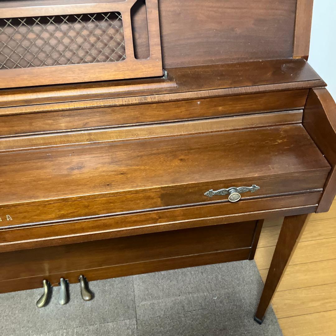 アメリカ製 YAMAHA アップライトピアノ ブラウン