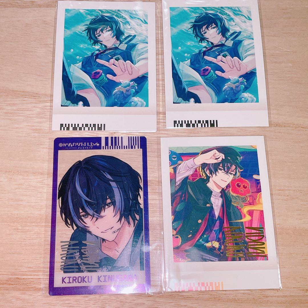 18TRIPエイトリ◎昼班衣川季肋おもライ箔押しクリアカード+ぱしゃこれ