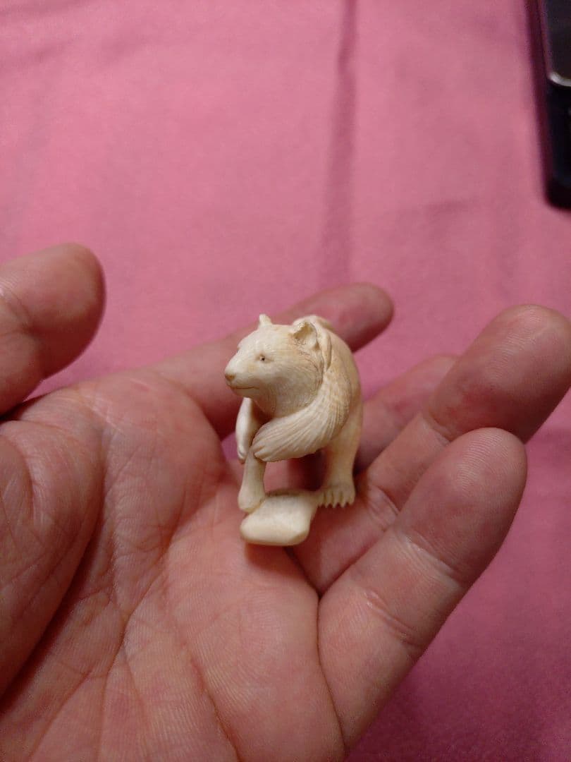 根付 彫刻 天然素材 アンティーク 工芸品 置物 - メルカリ