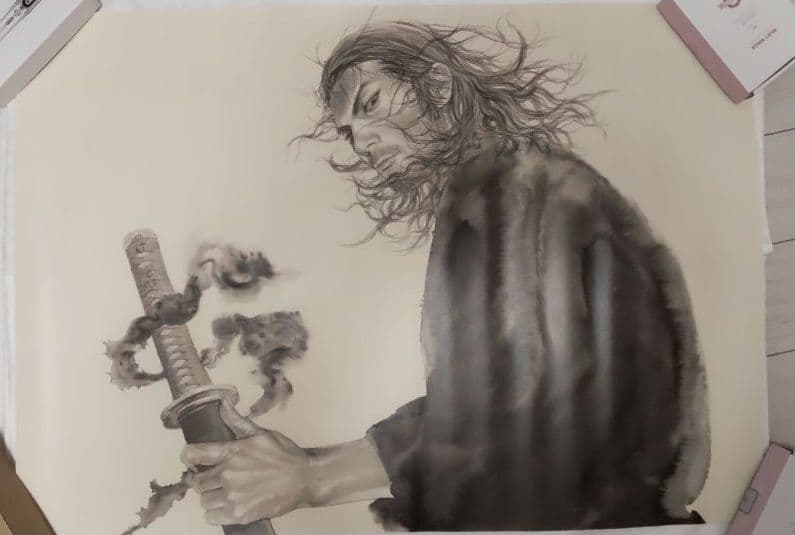 バガボンド 最後の漫画展 複製原画ポスター 宮本武蔵 井上雄彦 - メルカリ