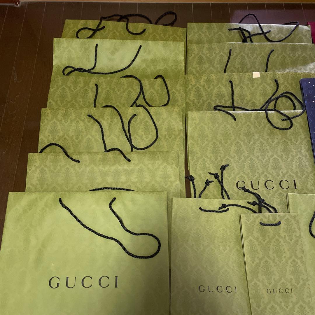 GUCCI ショッパー 23枚セット グッチ 袋 GUCCI ショッパー 23枚セット