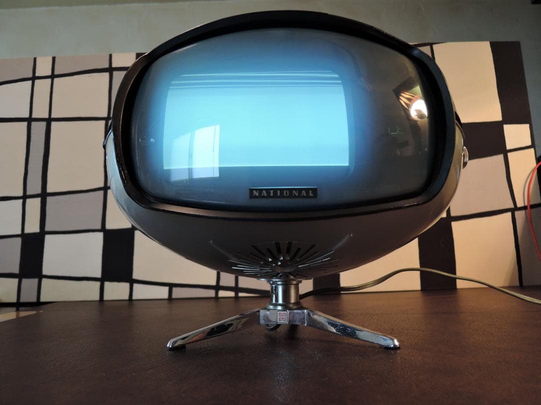 名作 スペースエイジ TV ナショナルTR-603A レトロ ミッドセンチュリー