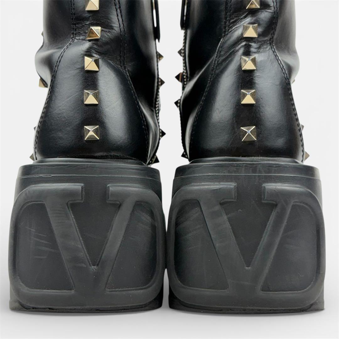 VALENTINO ヴァレンティノ　23.5cm 36.5 ユニークフォーム　黒