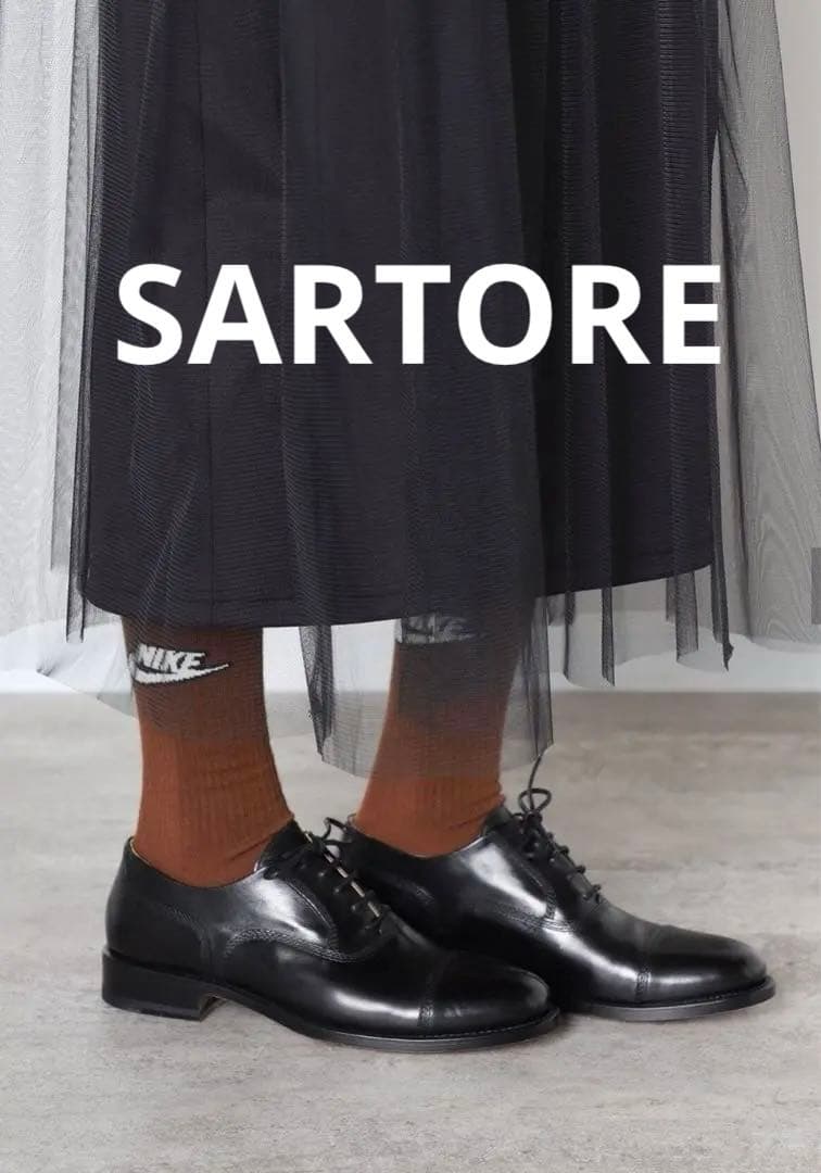 SARTORE サルトル レースアップシューズ サルトル SARTORE レースアップメダリオンフリンジシューズ （レッド