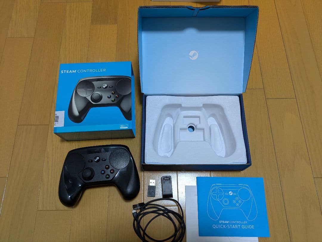 【値引き交渉可！】Steam純正コントローラー　付属品全てアリ Amazon | STEAM CONTROLLER [並行輸入品] | コントローラー（ハンドル