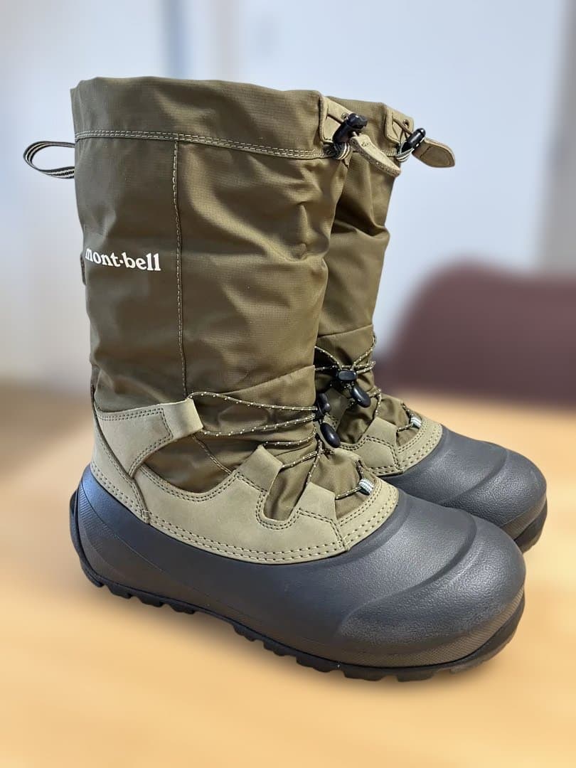 未使用★モンベル パウダーブーツ 1129382 タン 25.0cm