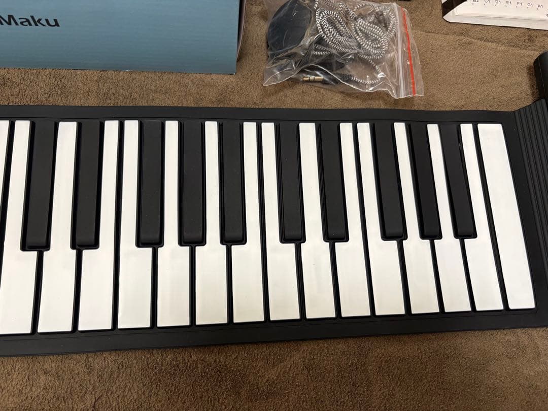 ニコマク NikoMaku 《スワン》ロールピアノ 88鍵盤 キーボード