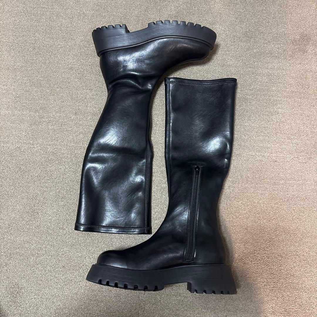 MOUSSY【ViVi掲載】ロングブーツ 新品 - メルカリ