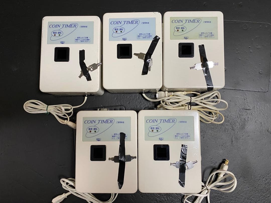 ⭐︎あいさんページno.2⭐︎タイマー　TD-ASD-100 5台セット TD-ASD-100 コインタイマー 東亜電子工業 定格電圧AC100(50/60Hz)V