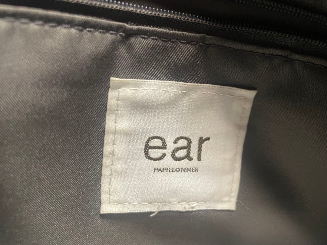 ear papillonner 《本革/470g》ワイドテープショルダーバッグ