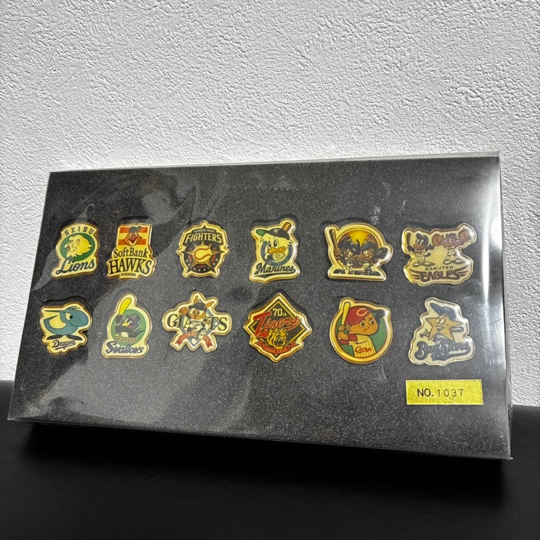 日本生命 プロ野球12球団 ピンバッジセット - メルカリ