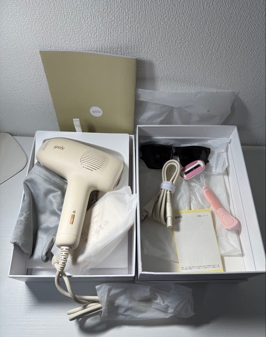 Yete エイティー \"新品未使用\" Amazon | 【新型冷感搭載】YETE（エイティー） 光脱毛器 VIO対応 男女