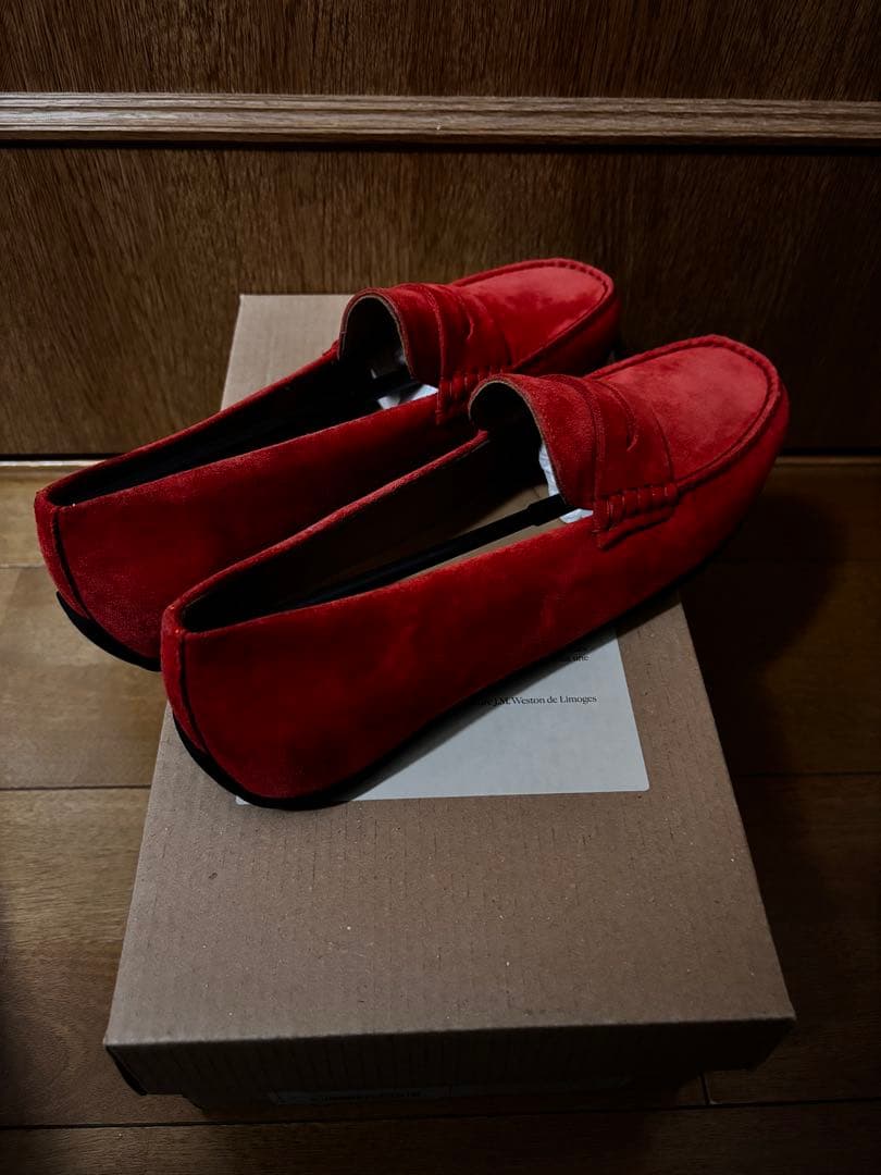 J.M.WESTON ドライビングシューズ WARNING CAR SHOE