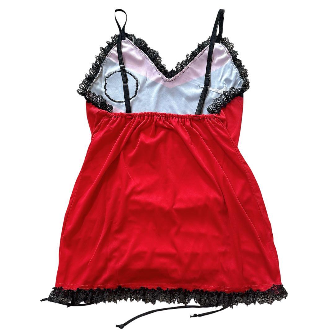 リメイク古着 y2k 平成ギャル レース 激かわいい 刺繍ロゴ セクシーエロ