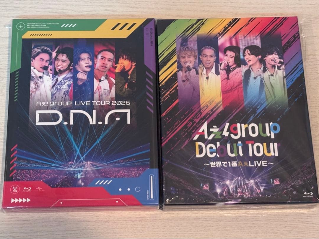 2枚セット　Aぇ!group/LIVE TOUR 2025 D.N.A初回盤 Amazon.co.jp: Aぇ! group LIVE TOUR 2025 D.N.A (初回盤)(2枚組) [Blu