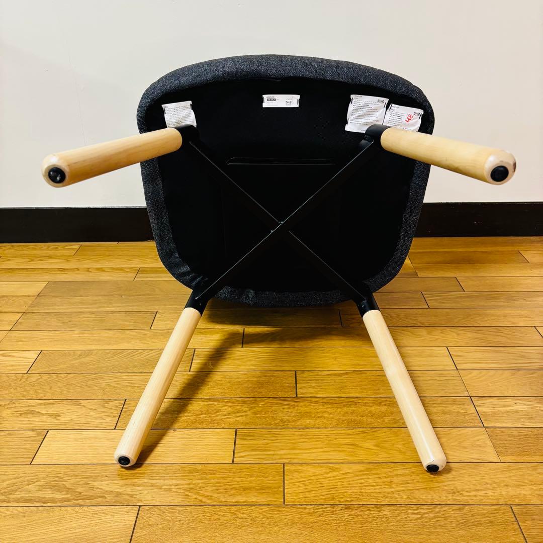 美品】IKEA JANOLOF ヤンオロフ 回転ダイニングチェア 送料無料2