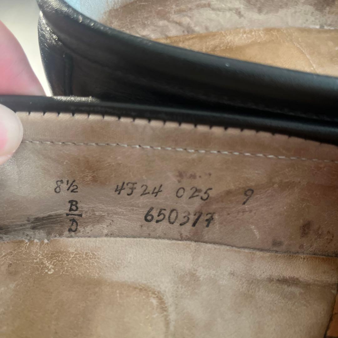 オールデン　タッセル黒　8.5D